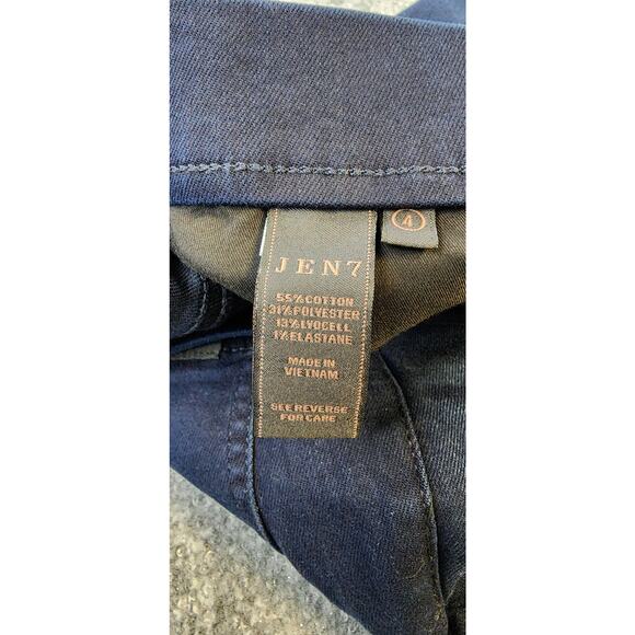 7 for All Mankind Jeans Womens 4 Blue Jen 7 Classic Midnight Comfort Skinny - Picture 13 of 14